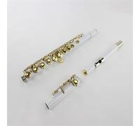 Flute kit White Flute 16 Hole Closed Hole C Flute Nickel Key B Tail E Key