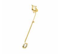 Flute Marching Lyre Stand Clip-on Sheet Music Score Holder, Gold