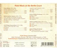 FLUTE MUSIC AT THE BERLIN COURT: BENDA, QUANTZ, KIRNBERGER, C.P.E. BACH, GRAUN N