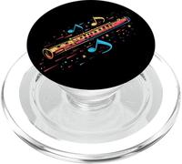 Flute Music Graphic PopSockets PopGrip for MagSafe