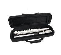 Flute Musical Instrument Flute Instrument 16 Holes Silver-plated 1 Open and Closed Hole Dual-purpose C Key Grade Examination