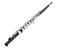 Flute Neutral 16-hole Flute E Key C Tune White Copper Body Black Flute Beginner Exam Performance Instrument
