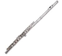Flute Nickel Plated Flute With E Key C Keys Instrument 16 Close Holes Black Flute