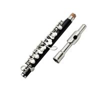 flute Number Of Holes16 Professional C Key Piccolo Half Flute Cupronickel Silver Plated Padded Case