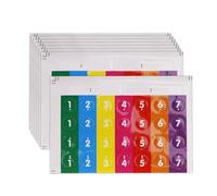 Flute Pan Notes Stickers - 10 cm | Music Adhesive Labels - 8 Piece Beginner Kit Designed To Spot Notes On Panpipe With Students, School Practice And Musical Learning