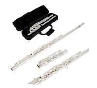 Flute Plated Intermediate 17keys Open/closed Hole C Flute With B Foot Joint Offset G With Case