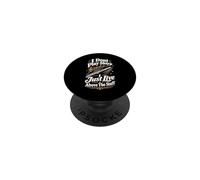 Flute Player Above Staff Music PopSockets Adhesive PopGrip