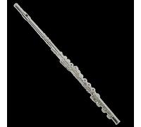 Flute Professional Performance Grade Flute Instrument 17 Hole Open Hole Silvered Flute