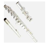 Flute Professional Silver Plated Alloy Material C Tone 16 Closed Hole With E Key Flute For Beginners