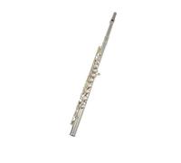 Flute Professional White Copper Carved Silver Plated 16 Hole Flute(B)