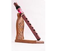 Flute Quena Moradillo Native Instrument Complete Set Unique Wooden Native Flute Quena with Premium Decorative Handmade Wood Stand Instrument Tuned in G Unique Andean Unique Set Moradillo Wood