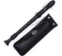Flute Recorder 8-hole baroque alto F recorder, Easy to learn wind instruments for teach student ensemble, Storage bag + cleaning stick