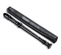 Flute Recorder 8-hole High-pitched C Flute, Baroque Soprano Recorder For Beginner Music Lovers, Detachable Wind Instrument For Teaching Performance(Black)