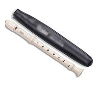 Flute Recorder 8-hole High-pitched C Flute, Baroque Soprano Recorder For Beginner Music Lovers, Detachable Wind Instrument For Teaching Performance(White)