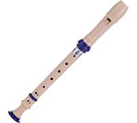 Flute Recorder German-style 8-hole C Soprano Recorder, Cleaning Stick + Storage Bag + Lanyard，Easy To Learn Wind Instruments For Students And Beginners(Blue)
