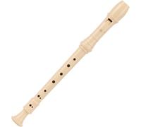 Flute Recorder Portable German-style 6/8-hole Soprano Recorder, Easy To Learn Flute Wind Instruments For Students Teaching, Cleaning Stick + Storage Bag(8 holes)