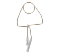 Flute Repair Clip for Flute Pad Maintenance, Stainless Steel Wind Instrument Tool with Rubber Grip, 9.1 x 4.4 x 1 cm, Compact Size for On-the-Go Musicians