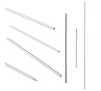 Flute Repair Kit, Flute Accessories, 10Pcs Flute Care Kit with Shaft Leather Pad Flute Tail Brick Gasket Screws Dowels, For Repair Flute