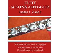 Flute Scales and Arpeggios Grades 1 - 3: Scales and arpeggios made REALLY easy: big print and NO key-signatures!