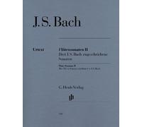 Flute Sonatas Vol. 2 - (Three Sonatas attributed to J. S. Bach) - flute and piano - (HN 328): Instrumentation: Flute and Piano