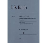 Flute Sonatas Vol. 2 - (Three Sonatas attributed to J. S. Bach) - flute and piano - (HN 328): Instrumentation: Flute and Piano