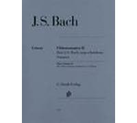 Flute Sonatas Vol. 2 - (Three Sonatas attributed to J. S. Bach) - flute and piano - (HN 328): Instrumentation: Flute and Piano