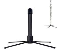 Flute Stand,Foldable 4-Legged Instrument Holder with Metal Base,Flute Night Stand | for Travel Classroom Home Doorway Halloween Holiday Birthday Party Family Friends Drumming