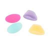 Flute Thumb Rest Cushion Colourful Silicone Finger Cover Soft Durable Ergonomic Design for Flute Players to Reduce Fatigue Maintain Correct Position 4Pcs Set