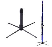 Flute Tripod Holder - Adjustable Stand, Portable Clamp | Metal Support Frame for Clarinet, Foldable Musical Accessory, Lightweight