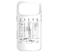 Flute Vintage Patent Flutist Flautist Drawing Print Case for iPhone 17 Pro Max