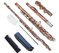 flute Woodwind Instruments 16 Flute C Key Flute Cupronickel Transverse Flute Musical Instrument With E Key Accessorie