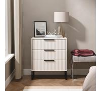 Fluted Chest - 3 Drawer - Midi - Kashmir Matt