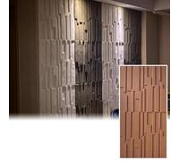 Fluted Textured 3D Wall Panels for Home Decor, Slat Wall Cladding for Living Room TV Backdrop and Decorative Wainscoting