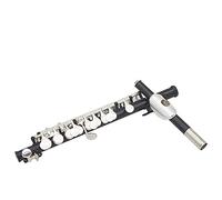 fluteDetachable Silver Plated piccolo flute,C Piccolo With Screwdriver PU Leather Box Cleaning Tool Setpicolomusical instrument(Cyllde)