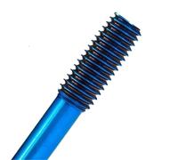 Fluteless Forming Machine Taps M2-M12 Nano Blue Coated Thread Tap HSS Metric Tap Drill Extrusion Taps(8pcs Set)