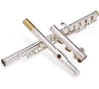 Flutes, Flutes Musical Instrument 16-Hole C-Tune Closed-Hole Flute Musical Instrument Silver-Plated Tune E Key Professional Adult Children Students