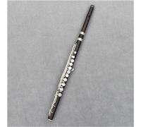 Flutes, Flutes Musical Instrument 17-hole Open Ebony Body Silver-plated Keys Flute With E Mechanism Beginner Flute Set