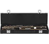 Flutes, Flutes Musical Instrument Red Antique Cupronickel Bass Flute C Key Italian Pads With Flute Storage Case