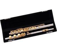 Flutes, Flutes Musical Instrument Silver Plated Body With Gold Plated Keys Flute C Tone B Foot 17 Open Hole Split E Offset G Key