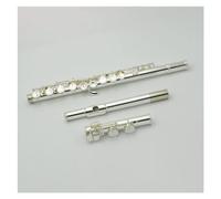 Flutes Instrument 16 Hole Closed White Copper Flute E Key French Button Silver Plated Flute With E Split Button