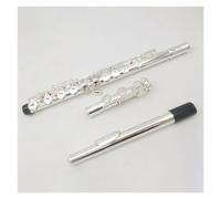 Flutes Instrument 16 Holes Closed Hole C Key Flute Cupronickel Silver Plated Transversal Flute With Storage Box