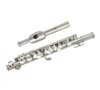 Flutes Instrument C Key Piccolo Half-size Flute Cupronickel Silver Piccolo With Leather Case And Accessories