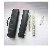 Flutes Instrument Cupronickel Flute Instrument 16 Hole Closed Holes C Key Silver Plated Flute With Gold Mouthpiece
