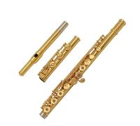 Flutes Instrument French Style E Mechanism Flute 17 Keys Open Holes B Foot Italian Pads Flute With Case (Color : 01)