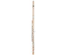 Flutes Instrument Phosphor Copper Body Plated Silver Keys Flute 17 KeysOpen Hole E Mechanism Flute Instrument