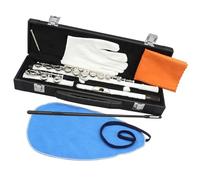 Flutes Instrument White 16 Hole C Key Flute Woodwind Instruments With Leather Case And Accessories