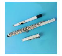 Flutes Instrument White Standard Flute E Mechanism Cupronickel 16 Holes Closed Hole C Key Flute With Case
