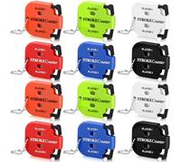 Flutesan 12 Pcs Golf Stroke Counter Portable Golf Counter Clicker 2 Player Stroke Count Clicker Handy Count Shot with Key Chain Dial Resetting Tool for Sport Different Kinds of Competitions and Games