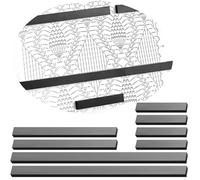 Flutesan 8 Pcs Knitting Chart Keeper Magnet Replacement Set Cross Stitch Line Keeper Knitting Pattern Holder Fold up Pattern Holder, Only Magnet(3 Size)