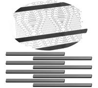 Flutesan 8 Pcs Knitting Chart Keeper Magnet Replacement Set Cross Stitch Line Keeper Knitting Pattern Holder Fold up Pattern Holder, Only Magnet (Large Size)